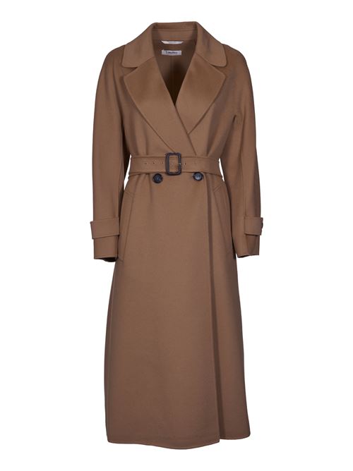 Camel Ebony Long Coat 'S MAX MARA | 2429016103600045